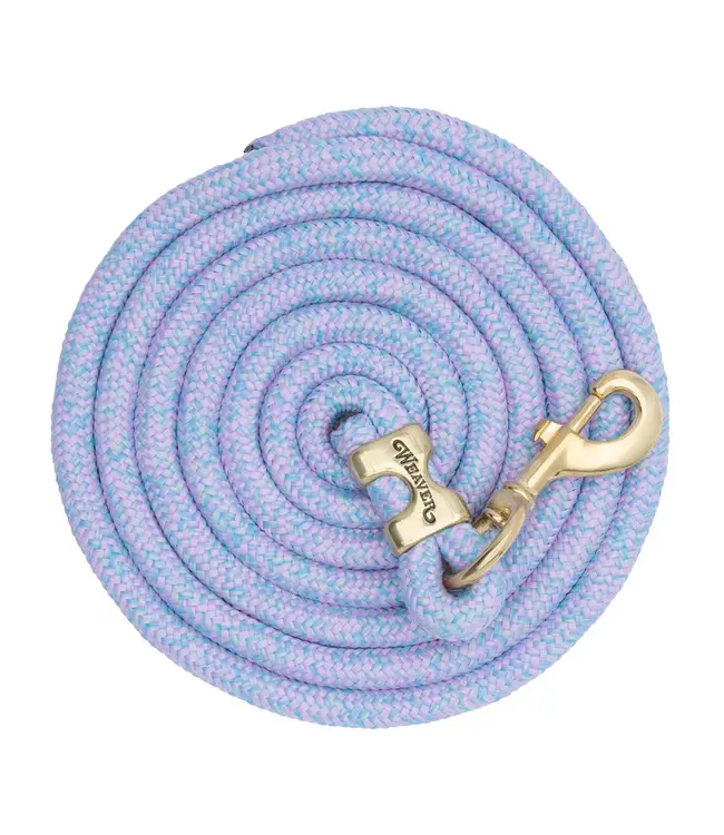 Weaver Poly Lead Mosaic Rope with Brass Snap