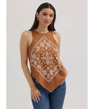 Wrangler Bandana Diamond Front Tank