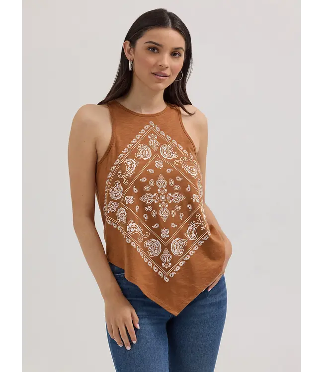 Wrangler Bandana Diamond Front Tank