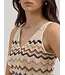 Wrangler Crochet Sweater Tank Chevron White