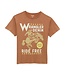 Wrangler Caramel Acid Wash Graphic Oversized