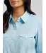 Wrangler Chemise Western Button Down Cool Blue
