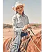 Wrangler Chemise Western Button Down Cool Blue