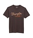 Wrangler Mocha Logo Rope Emblem Graphic T-Shirt