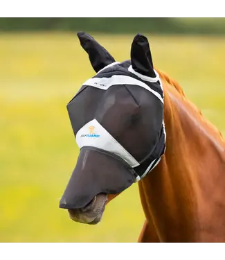 Shires Equestrian FlyGuard Pro Fine Mesh Fly Mask w/ Ears & Nose