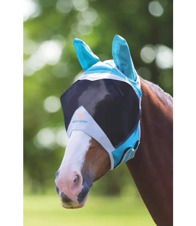 Shires Equestrian Masque à Mouches FlyGuard Pro Fine Mesh w/ Oreilles