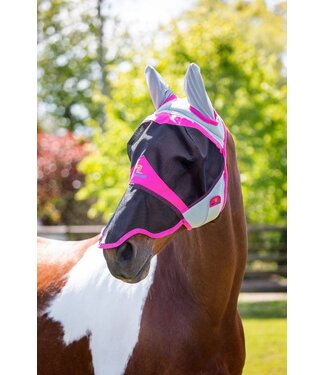 Shires Equestrian FlyGuard Pro Air Motion Fly Mask w/Ears & Nose