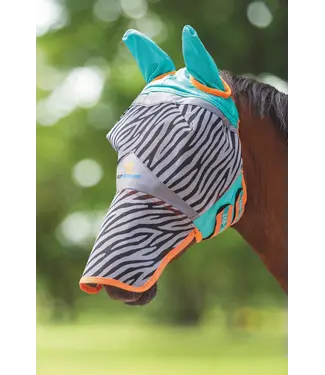 Shires Equestrian Masque à Mouches FlyGuard Pro Zeb-Tek w/ Oreilles & Nez