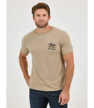 Wrangler Eagle Brown Back Graphic T-Shirt
