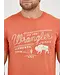 Wrangler T-Shirt Rope Emblem Graphic Sienna Bison