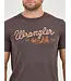 Wrangler Mocha Logo Rope Emblem Graphic T-Shirt