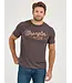 Wrangler Mocha Logo Rope Emblem Graphic T-Shirt