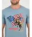 Wrangler Lead Blue Americana Flag Logo T-Shirt