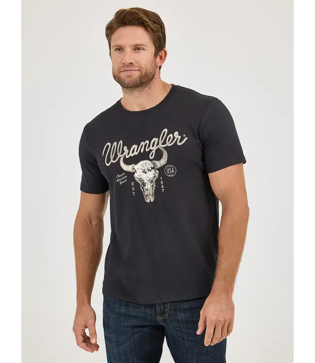 Wrangler Black Steerhead Graphic T-Shirt