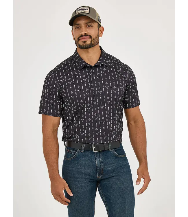 Wrangler Chandail Polo Performance Steer Black