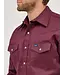 Wrangler Chemise Western Work Snap Red Oxide
