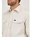 Wrangler Firm Finish Stone Twill Western Snap Work Shirt