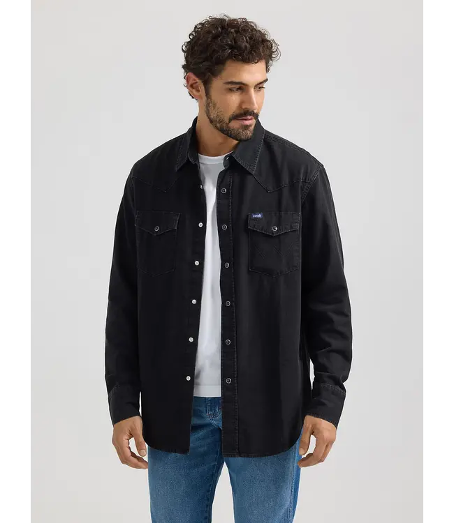 Wrangler Chemise Classic Denim Western Snap