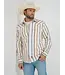 Wrangler Retro Premium Brushpopper Rusty Stripe Western Snap Shirt