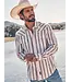 Wrangler Retro Premium Brushpopper Rusty Stripe Western Snap Shirt