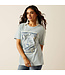 Ariat Wild West Stamp Bleached Blue T-Shirt