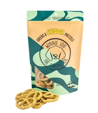 Winnie Lou Biscuits Artisanaux Pretzel Greens & Cheddar