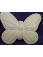 Creative Kreations Ceramics and Gifts Soft Sculpture Butterfly Lg 8" Ceramic Bisque, Ready to Paint