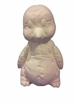 Creative Kreations Ceramics and Gifts Softy Penguin 7" Ceramic Bisque, Ready to Paint