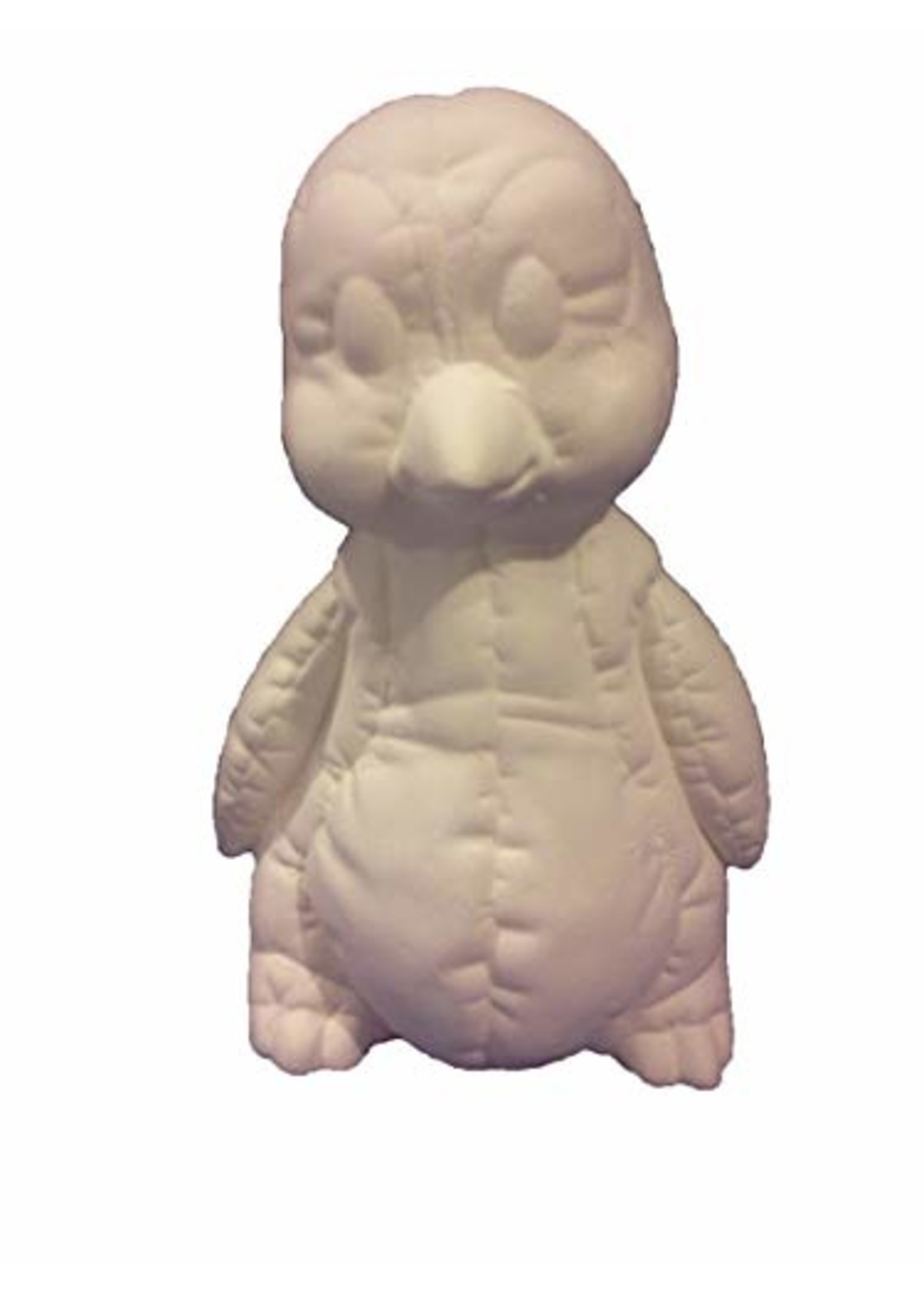 Creative Kreations Ceramics and Gifts Softy Penguin 7" Ceramic Bisque, Ready to Paint