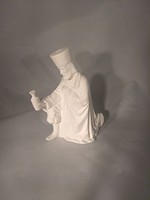 Creative Kreations Ceramics and Gifts Nativity Kneeling Large Wiseman Holding Jar 6" Ceramic Bisque, Ready to Paint