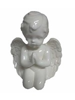 Set of three Mini Cherub Head Ornaments Unpainted Ceramic Bisque -  Kgkrafts's Boutique