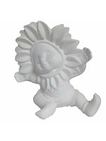 Creative Kreations Ceramics and Gifts Sunflower Sweet Tot Hands Up 6 1/2" Ceramic Bisque, Ready to Paint