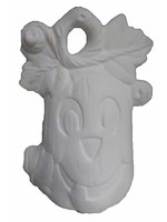 Creative Kreations Ceramics and Gifts Ginger Pumpkin 5" x 7" Ceramic Bisque, Ready to Paint