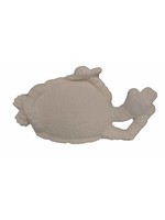 Creative Kreations Ceramics and Gifts Turtle with Attitude 6" X 5" x 13" Ceramic Bisque, Ready to Paint