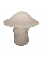 Creative Kreations Ceramics and Gifts Sm Mushroom 8" Ceramic Bisque, Ready to Paint
