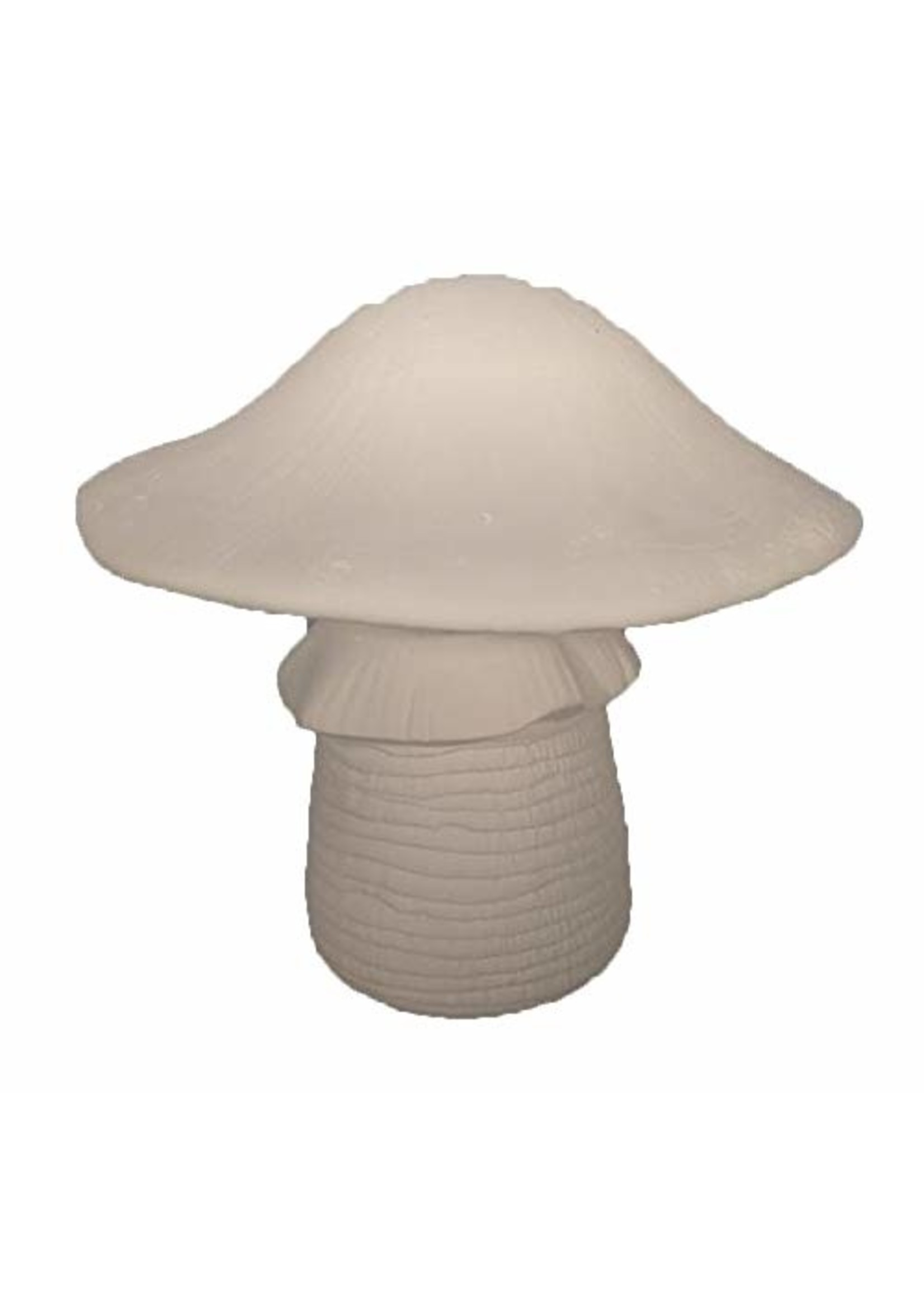 Creative Kreations Ceramics and Gifts Sm Mushroom 8" Ceramic Bisque, Ready to Paint