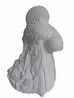 Creative Kreations Ceramics and Gifts Millennium Santa 15" Ceramic Bisque, Ready to Paint
