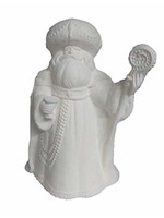 Creative Kreations Ceramics and Gifts Pearl Santa 10" Ceramic Bisque, Ready to Paint