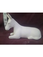 Creative Kreations Ceramics and Gifts Nativity Donkey Ceramic Bisque, Ready to Paint