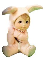 Creative Kreations Ceramics and Gifts Bunny Sweet Tot Baby Hands up Ceramic Bisque, Ready to Paint