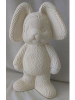 Creative Kreations Ceramics and Gifts Standing Bunny Bear 7 1/4" Ceramic Bisque, Ready to Paint