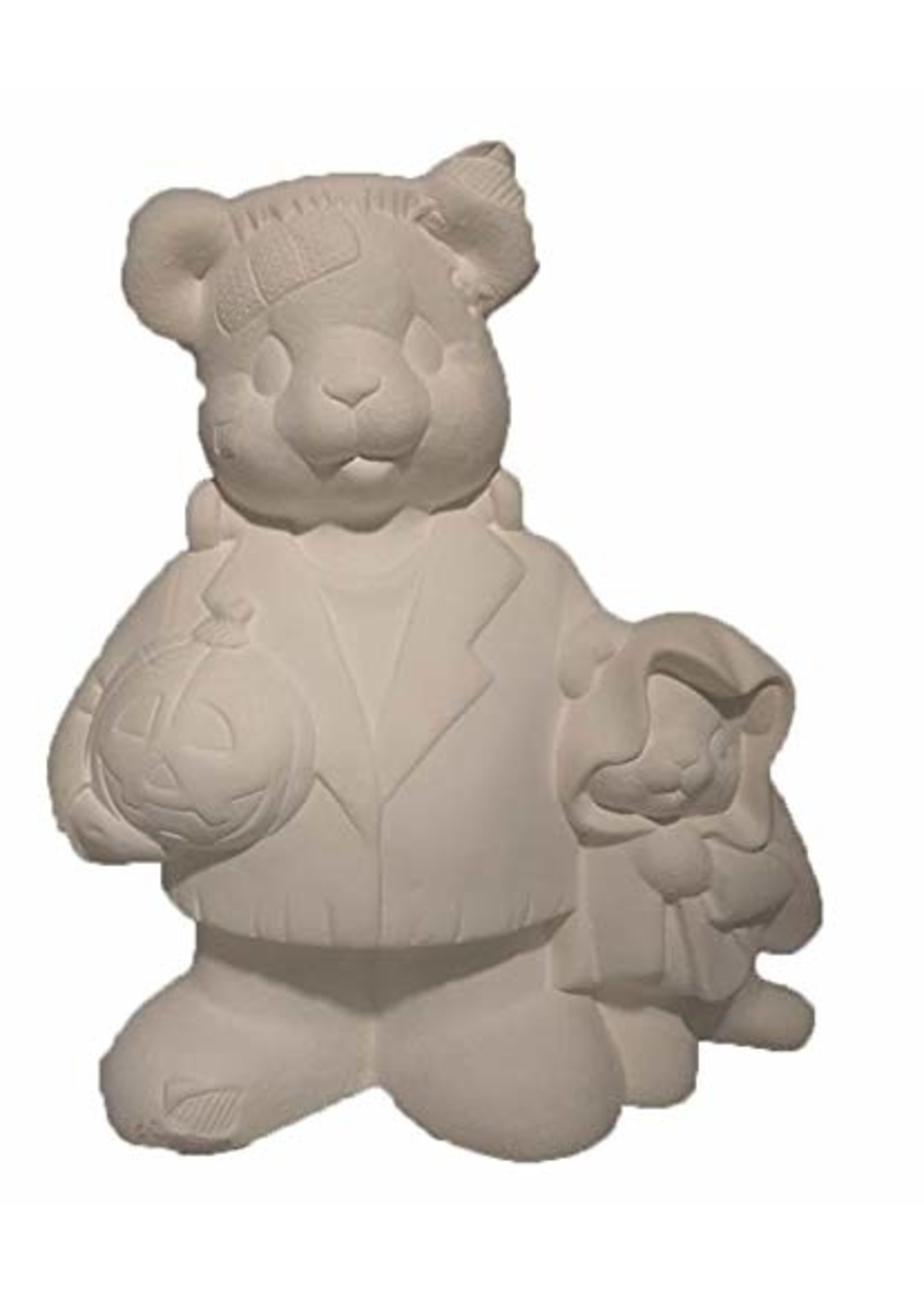 Creative Kreations Ceramics and Gifts Frankie and Igor 9" Ceramic Bisque, Ready to Paint