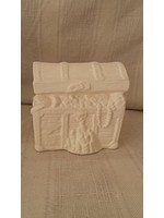Creative Kreations Ceramics and Gifts Treasure Chest 3" Ceramic Bisque, Ready to Paint