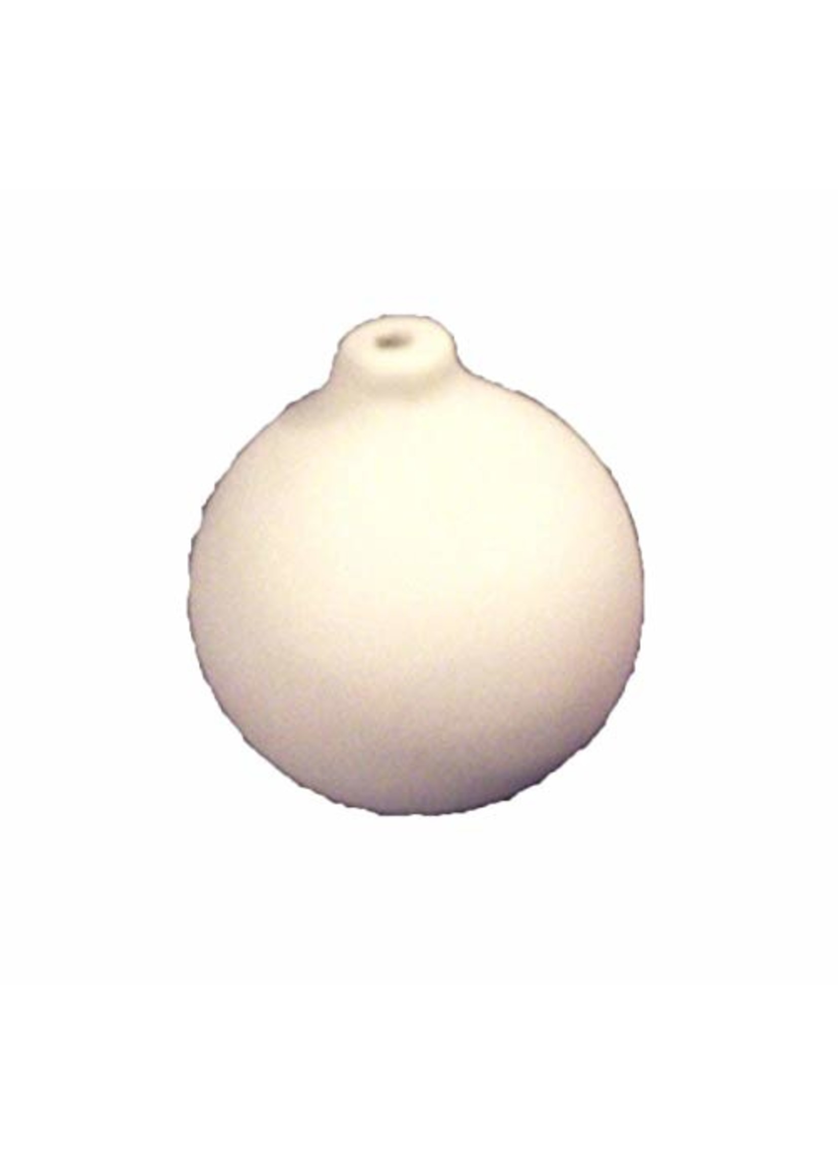 Creative Kreations Ceramics and Gifts Ball Ornaments 3" set of 2 ready to paint ceramic bisque