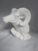 Creative Kreations Ceramics and Gifts Big Horn Sheep Driftwood 9" Ceramic Bisque, Ready to Paint