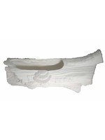 Creative Kreations Ceramics and Gifts Log Planter 17" L Ceramic Bisque, Ready to Paint