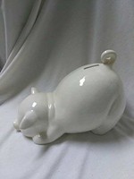 Creative Kreations Ceramics and Gifts Piggy Bank in Clear Glaze Finish