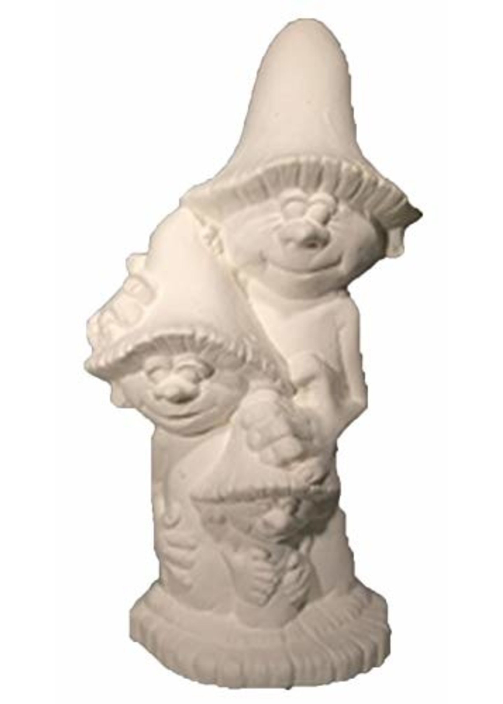 Creative Kreations Ceramics and Gifts Marsha, Jan and Cindy Mushroom 8" Ceramic Bisque, Ready to Paint