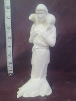 Creative Kreations Ceramics and Gifts Nativity Tall Standing Shepard 8" Ceramic Bisque, Ready to Paint