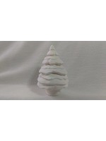 Creative Kreations Ceramics and Gifts Village Ex Small Tree 3" x 1 1/2" Ceramic Bisque